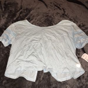 Forever 21 light blue workout shirt